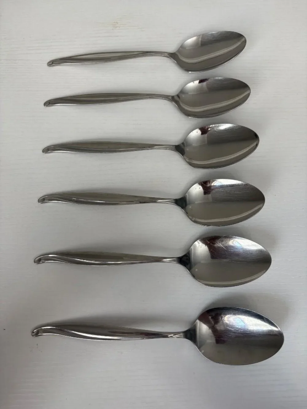 Oneida Craft Deluxe Textured Teaspoons Stainless Steel Flatware  - Set of 6